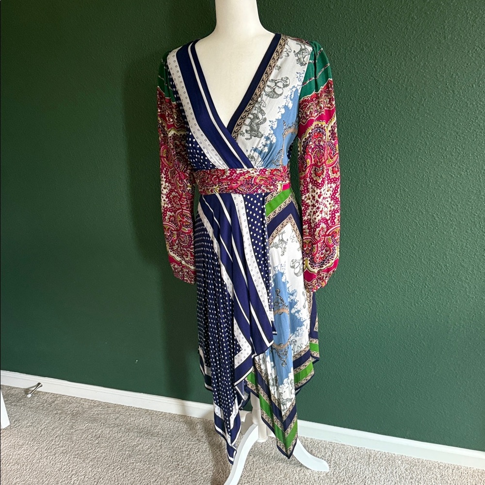 Moulinette Soeurs Colorful Long Sleeve Dress